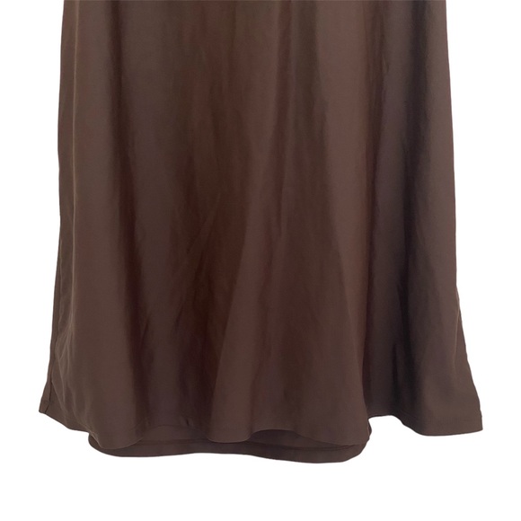Simply Swim Brown Swim Coverup Halter Dress Size 12 - Picture 5 of 8